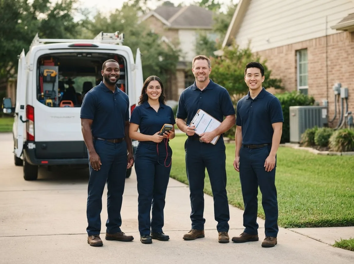 Certified HVAC technician near Plantersville, TX